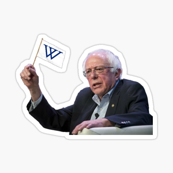 bernie for wellesley Sticker