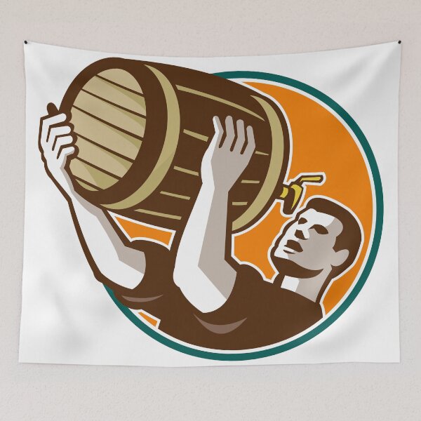 Item preview, BEER - Chug It From A Wooden Keg designed and sold by DarwinAdams.