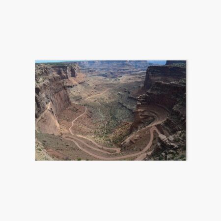 Shafer Trail in Canyonlands National Park Art Board Print