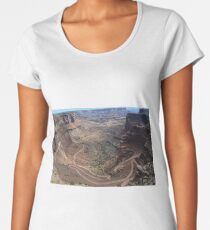 Shafer Trail in Canyonlands National Park Women's Premium T-Shirt