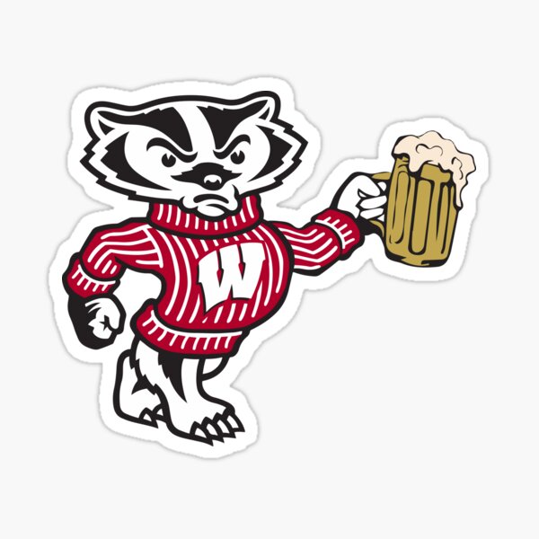Cheers, Bucky! Sticker