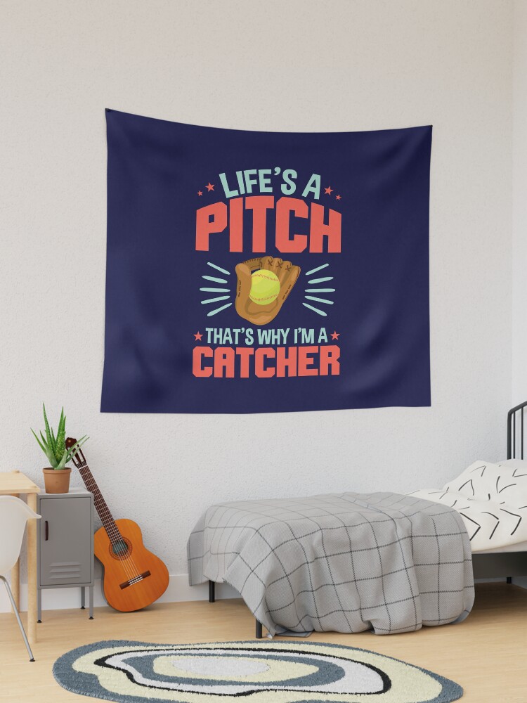 Softball tapestry sale