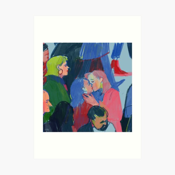 A Moment! Art Print