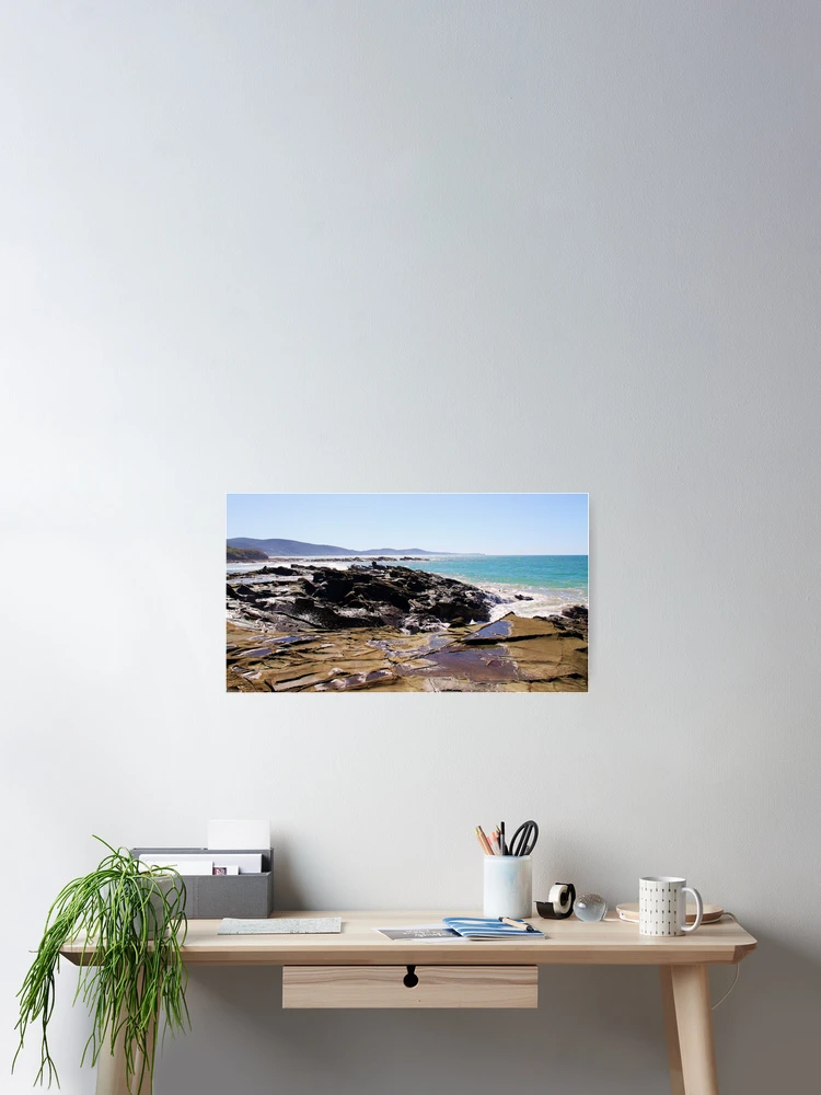 Thumbnail 2 of 3, Poster, Coastline Rocks designed and sold by Rhonda Taylor.