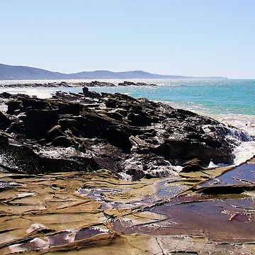 Artwork thumbnail, Coastline Rocks by Rhonda Taylor