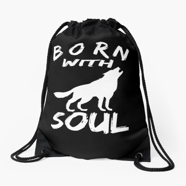 Item preview, BORN WITH WOLF SOUL designed and sold by we1000.