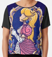 Glasmalerei Pfirsich Chiffontop