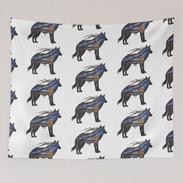 Item preview, Alaskan Sunset Wolf designed and sold by creaturesofnat.