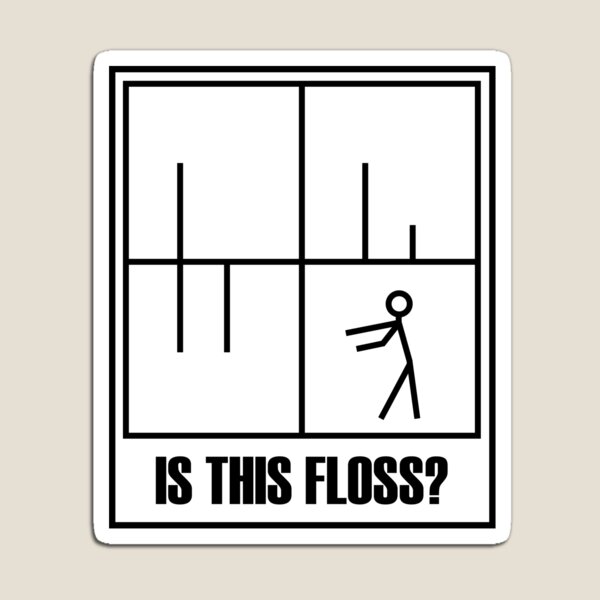 Item preview, Is this Floss? [Minimal Meme] designed and sold by ashikshrestha.