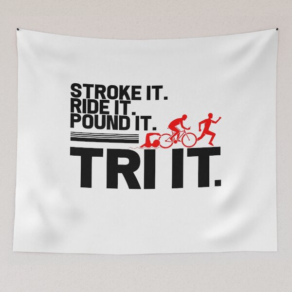 Item preview, Triathlon triathlete swimming cycling running designed and sold by design2try.