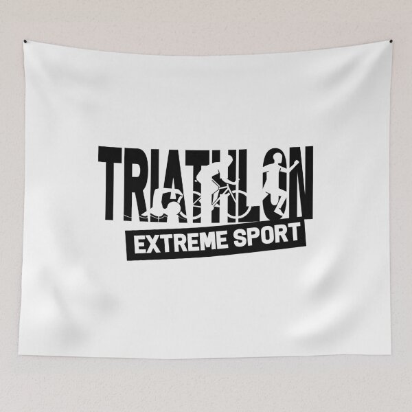 Item preview, Triathlon triathlete swimming cycling running designed and sold by design2try.