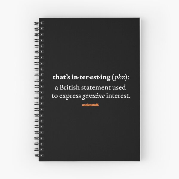 Item preview, 16672-01-BDK – Uselesstuff® Dictionary – That’s Interesting – British (White) designed and sold by Uselesstuff.