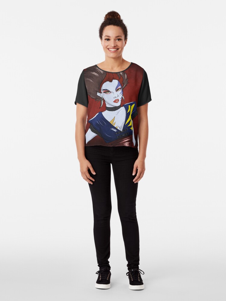 Alternate view of Love is the Kill Chiffon Top