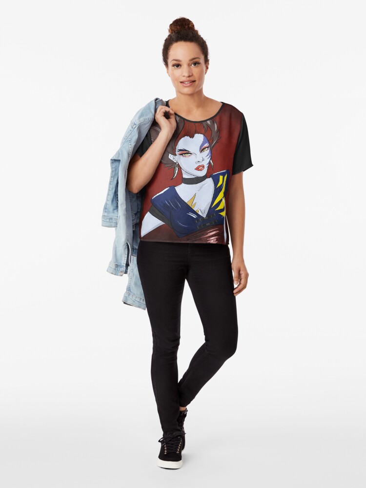 Alternate view of Love is the Kill Chiffon Top