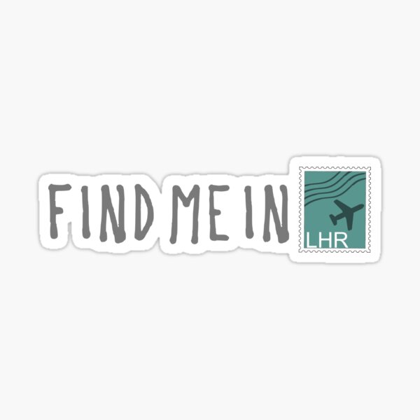 london heathrow airport Sticker