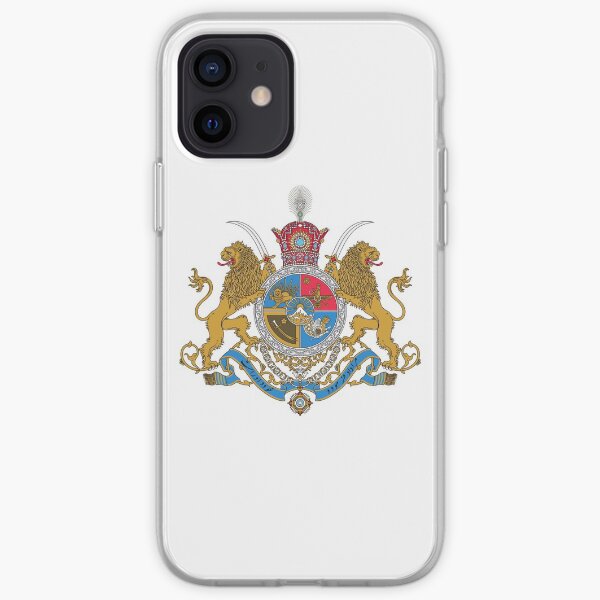 Arms of Iranian Shahs iPhone Soft Case