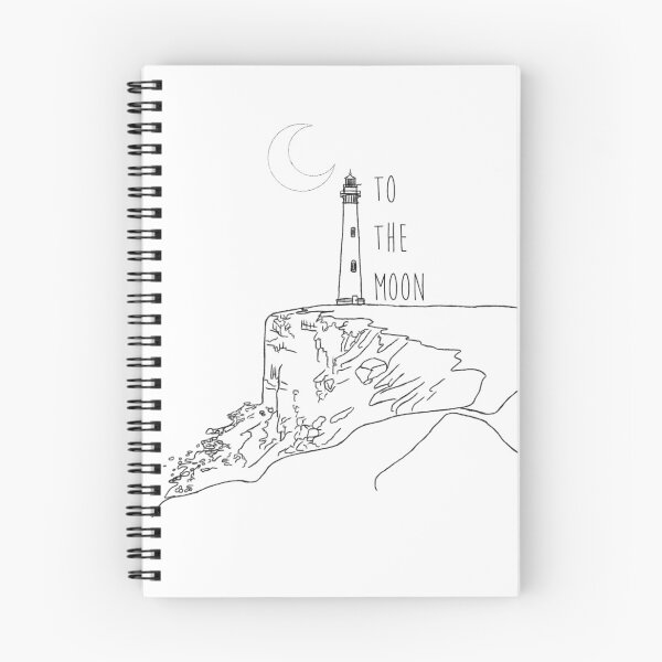 Item preview, To The Moon Lighthouse designed and sold by kidwithglasses.