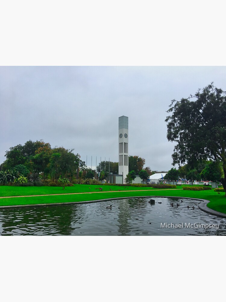 "Palmerston North Clock Tower" Sticker by urbanfragments Redbubble