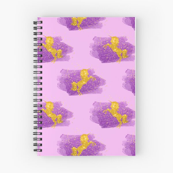 Item preview, Golden Glitter Unicorns on Pink designed and sold by GraphicAllusion.