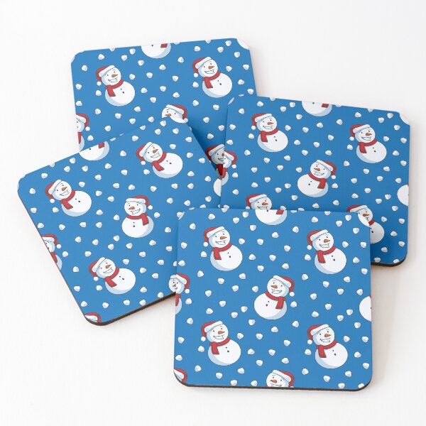 Item preview, Christmas Snowman Pattern designed and sold by artworkbyrihen.