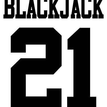 Blackjack Hoodie Jersey Style Material, M