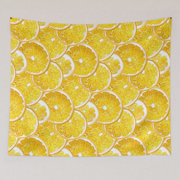 Item preview, Ornage Citrus Circles designed and sold by Yulia Fushtey.