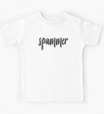 Spammer Continuously Pulling The Trigger Gamer Kids Tee