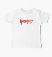 Spammer Continuously Pulling The Trigger Gamer Baby Tee