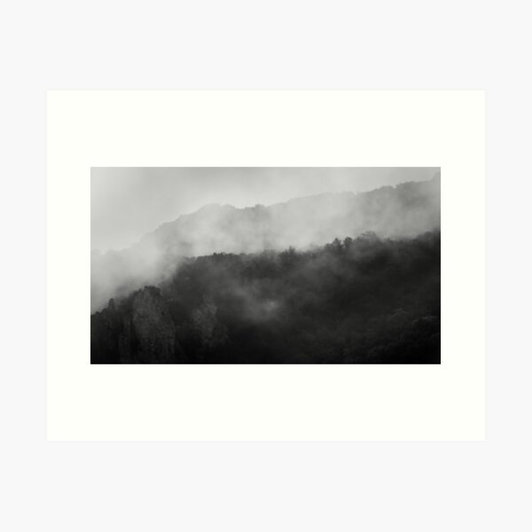 Mountains in the Clouds Art Print