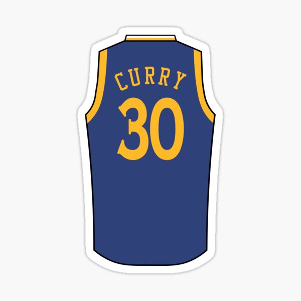 Stephen Curry Jersey Sticker