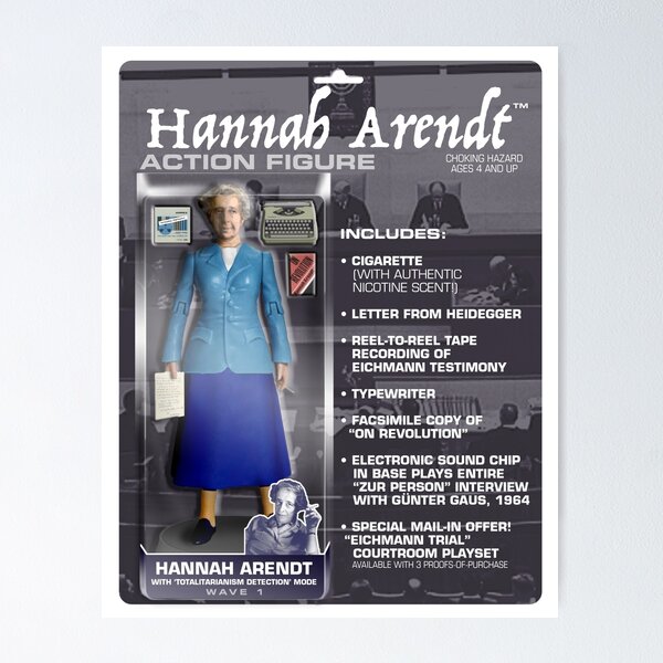 Item preview, Hannah Arendt Action Figure designed and sold by GiantsOfThought.