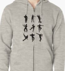 Dance Fortnite Dance Zipped Hoodie