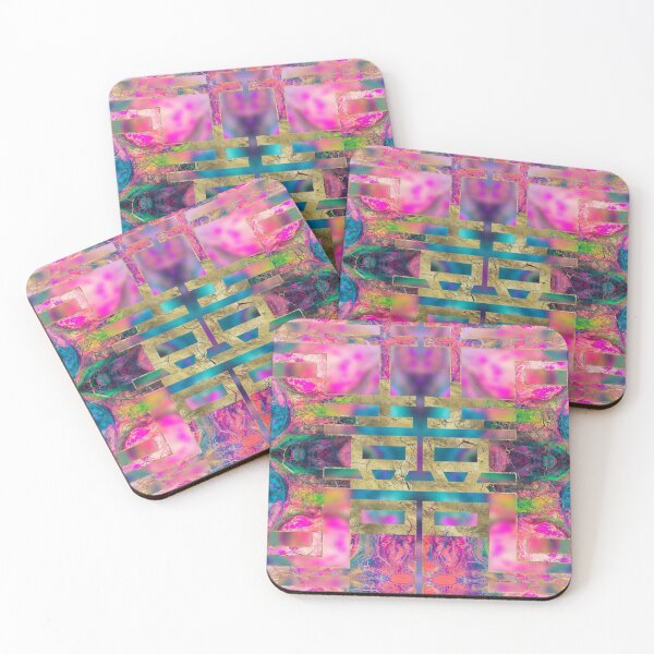 Item preview, Double Happiness Symbol Gold on Painted Texture designed and sold by Nartissima.