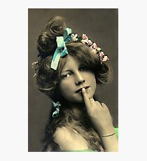 *Sssshhhhh* Vintage Beauty Photographic Print