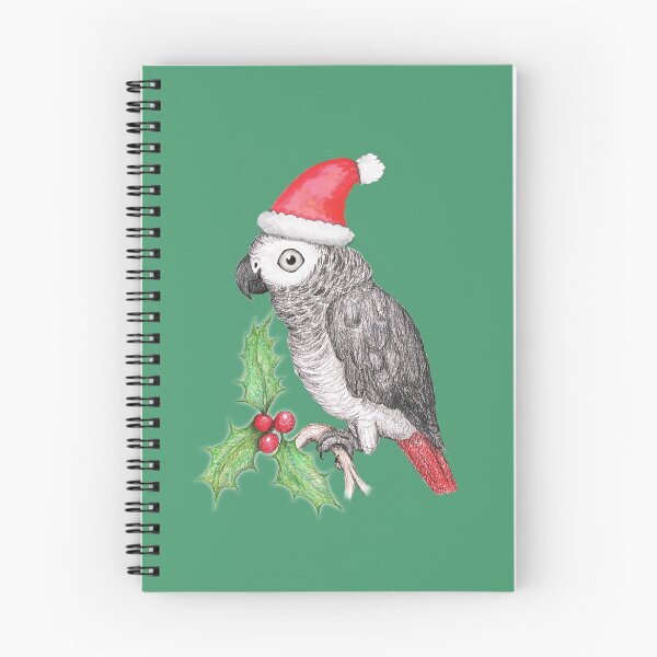 Artikelvorschau, Weihnachtsafrikanischer grauer Papagei entworfen und verkauft von Bwiselizzy.