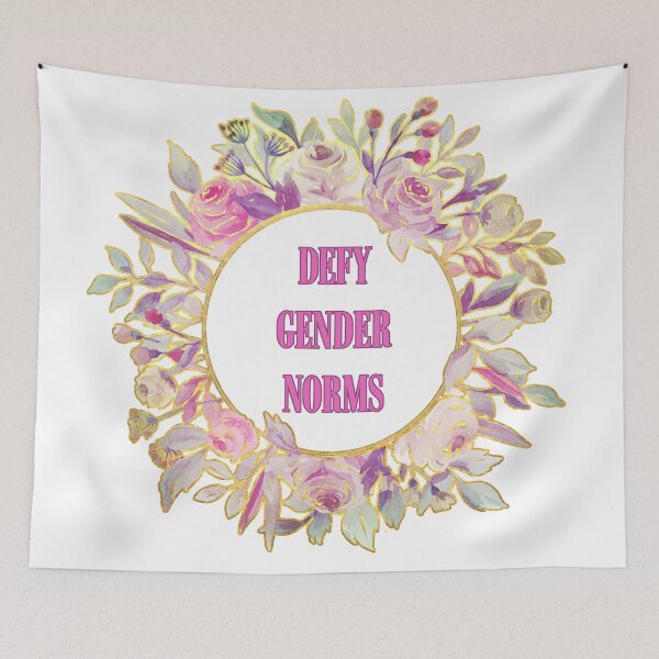 Item preview, Defy Gender Norms - A Floral Print designed and sold by Annalee Beer.