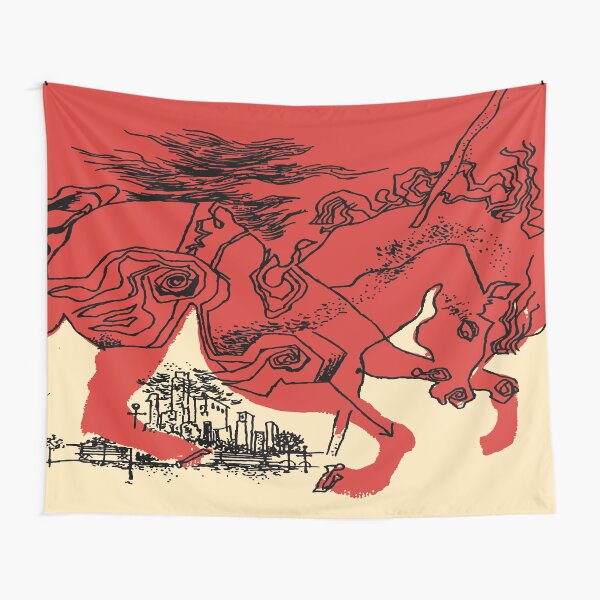 Horse Catcher in the Rye Tapestry
