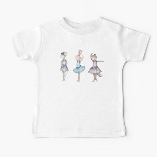 3 Little Ballerinas Baby T-Shirt