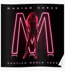 MARIAH CAREY CAUTION WORLD TOUR Poster