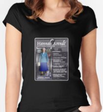 Hannah Arendt Action Figure Fitted Scoop T-Shirt