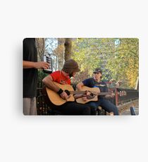 playing for tips Metal Print