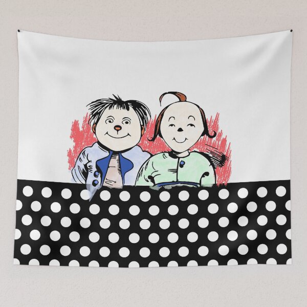 Item preview, funny Max and Moritz illustration designed and sold by Mauswohn.