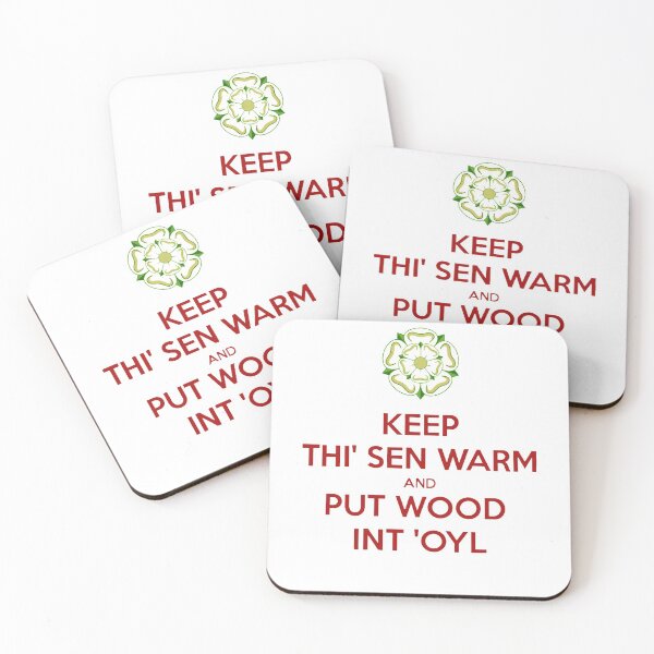 Item preview, Keep Thi Sen Warm And Put Wood Int'oyl Yorkshire Dialect designed and sold by taiche.