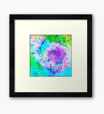 Hidden Look in the Lilac Framed Print