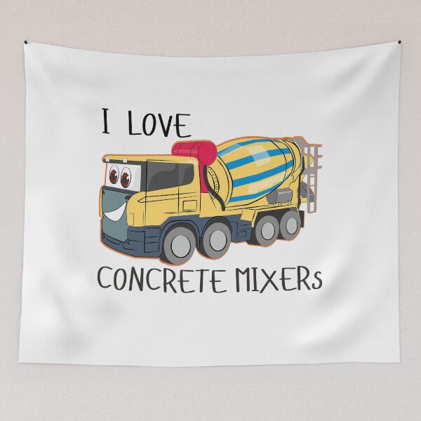 Item preview, Concrete Mixer Cement Truck For Kids designed and sold by PrettyWell.