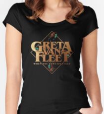 When the curtain falls Women's Fitted Scoop T-Shirt