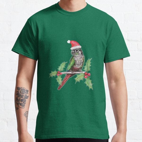 Christmas green cheeked conure Classic T-Shirt