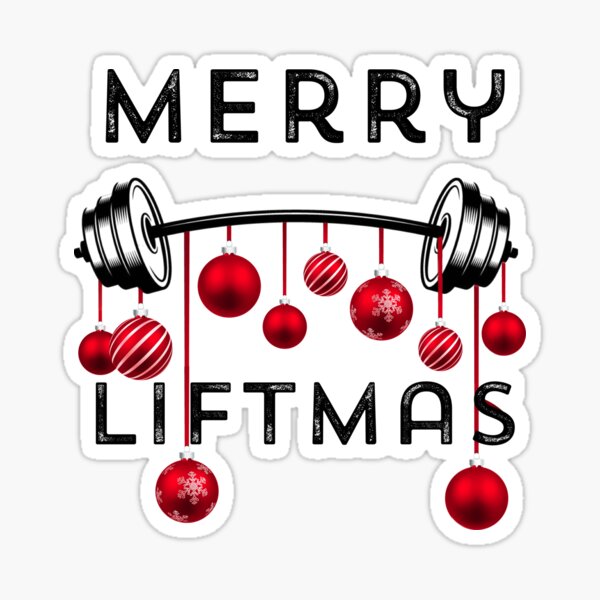 Item preview, Merry Liftmas - Christmas Gym Lifting Humor designed and sold by madtoyman.