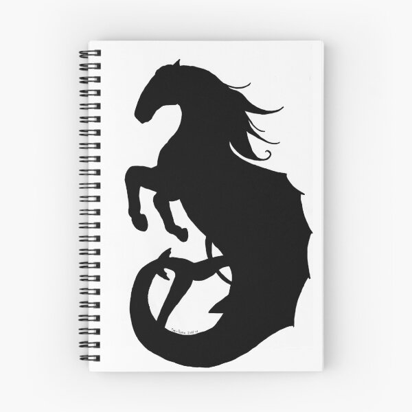 Item preview, Hippocampus silhouette - black designed and sold by FyrirRaan.