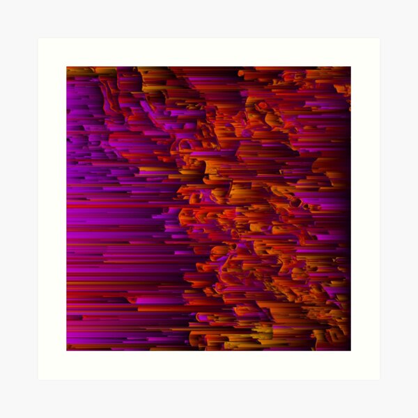 Race Over Jupiter Art Print